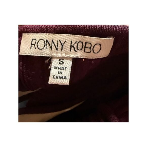 Ronny Kobo Jodi Pointelle Bodycon Mini Dress Sz. S - Picture 6 of 6